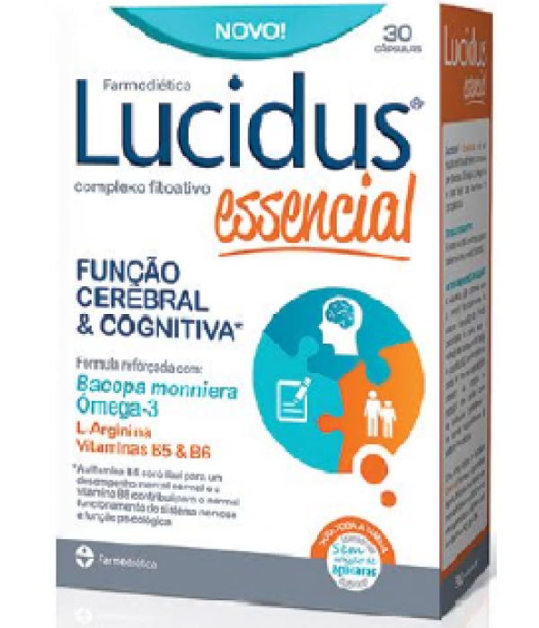 Lucidus Essencial - 30 Cápsulas - Farmodietica